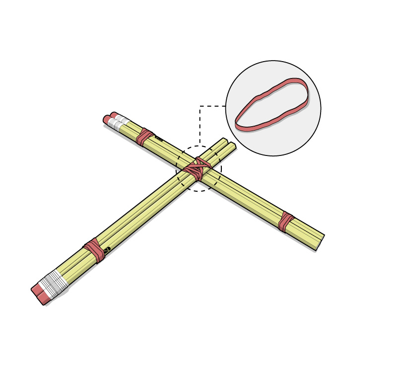 Illustration for article titled How to Build a Pencil Crossbow